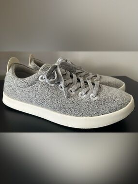 Allbirds Wool Runners Gray Lace Up Sneakers Women’s 9 EUC